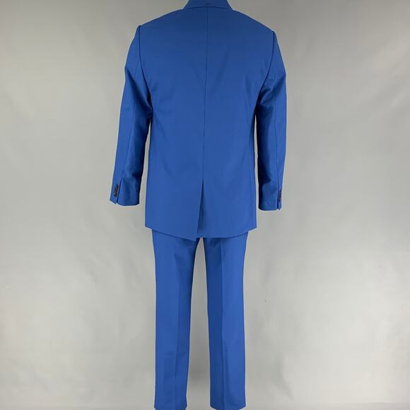 3.1 PHILLIP LIM Size 40 Royal Blue Wool Blend Notch Lapel Suit - Picture 3 of 11